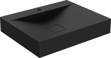 Mexen Poli umyvadlo na desku z konglomerátu 1/O 60 x 48 cm, černá - 23026071