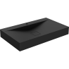 Mexen Poli umyvadlo na desku z konglomerátu 1/O 80 x 48 cm, černá - 23028071