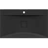 Mexen Poli umyvadlo na desku z konglomerátu 1/O 80 x 48 cm, černá - 23028071
