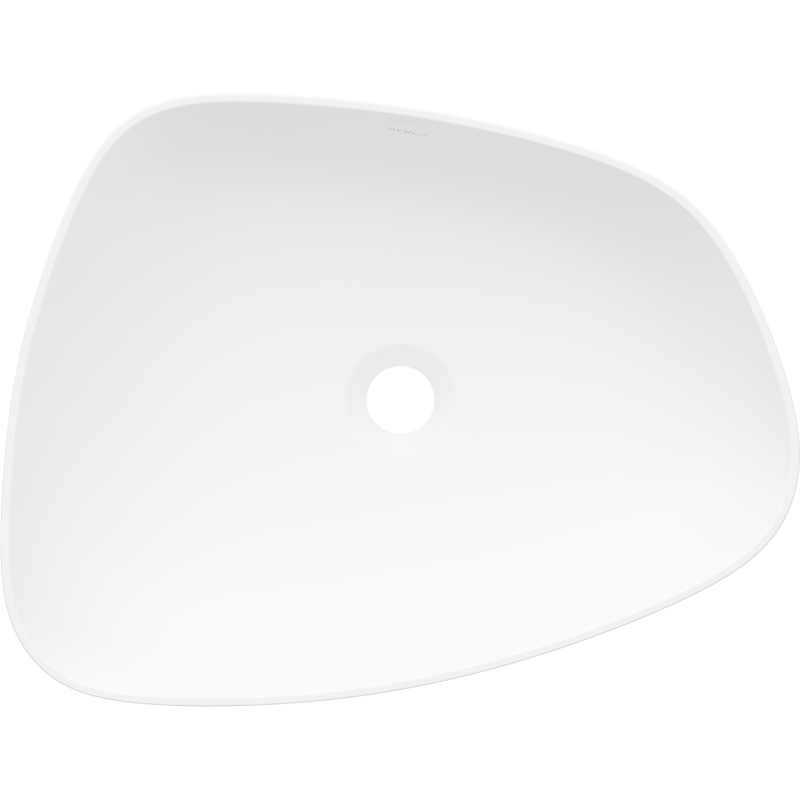Mexen Ono umyvadlo na desku z konglomerátu 51 x 39 cm, bílá - 23045101
