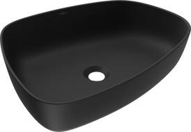 Mexen Ono umyvadlo na desku z konglomerátu 51 x 39 cm, černé - 23045171
