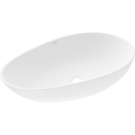 Mexen Nora umyvadlo na desku z konglomerátu 60 x 36 cm, bílá - 23056001