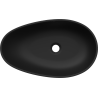 Mexen Nora umyvadlo na desku z konglomerátu 60 x 36 cm, černá - 23056071