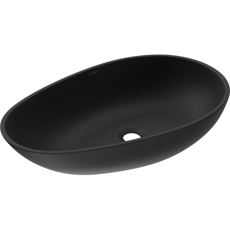 Mexen Nora umyvadlo na desku z konglomerátu 60 x 36 cm, černá - 23056071