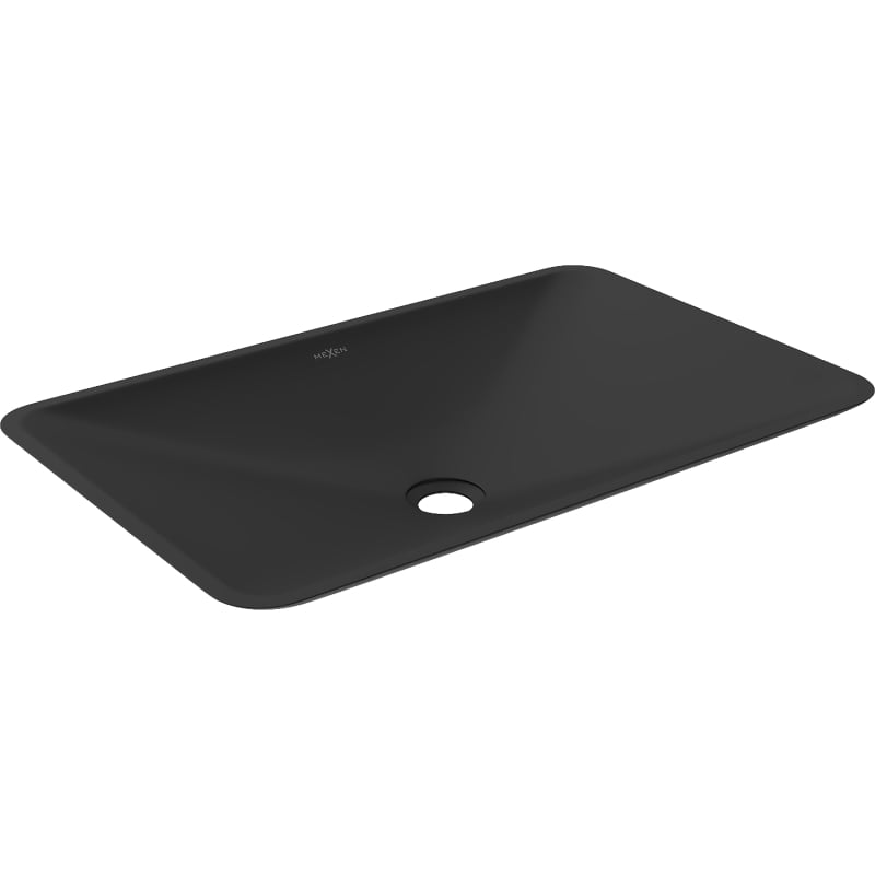 Mexen Esper deskové umyvadlo z konglomerátu 60 x 38 cm, černé - 23036071