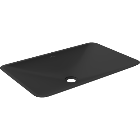 Mexen Esper deskové umyvadlo z konglomerátu 60 x 38 cm, černé - 23036071