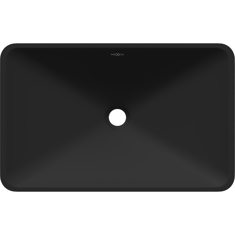 Mexen Esper umyvadlo na desku z konglomerátu 60 x 38 cm, černé - 23036071