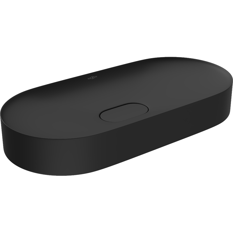 Mexen Sofia umyvadlo na desku z konglomerátu 70 x 35 cm, černá - 23067071