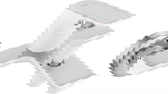 Mexen Alfa baterie vanová, bílá/chrom - 745730-02