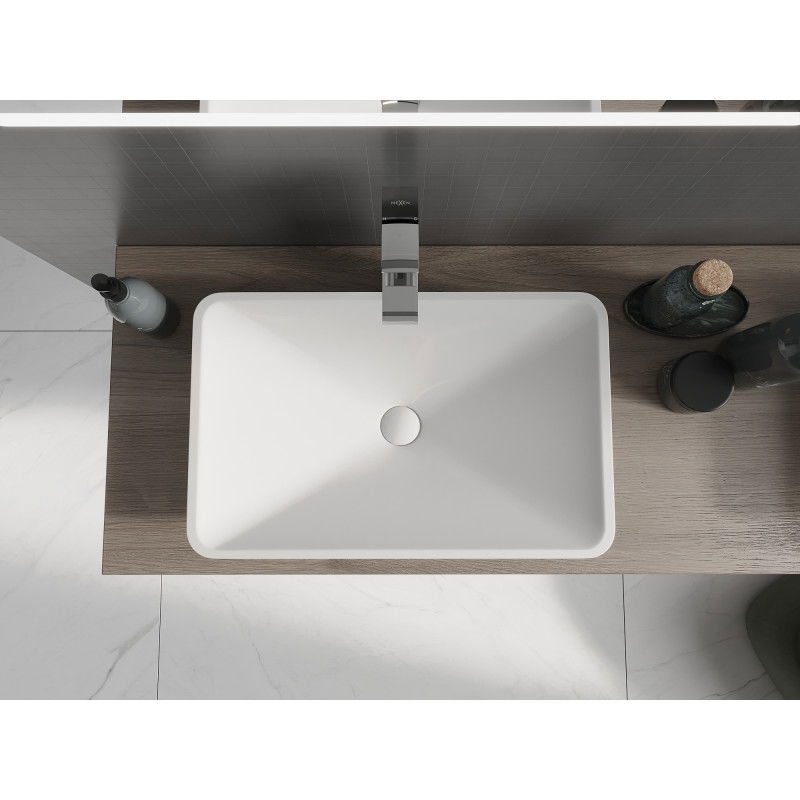 Mexen Esper umyvadlo na desku z konglomerátu 60 x 38 cm, bílá - 23036001
