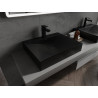 Mexen Poli umyvadlo na desku z konglomerátu 1/O 60 x 48 cm, černé - 23026071