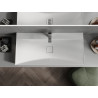 Mexen Poli umyvadlo na desku z konglomerátu 1/O 100 x 48 cm, bílá - 23021001