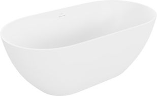 Mexen Rimini volně stojící vana z konglomerátu 150 x 75 cm, bílá mat - 57241507500