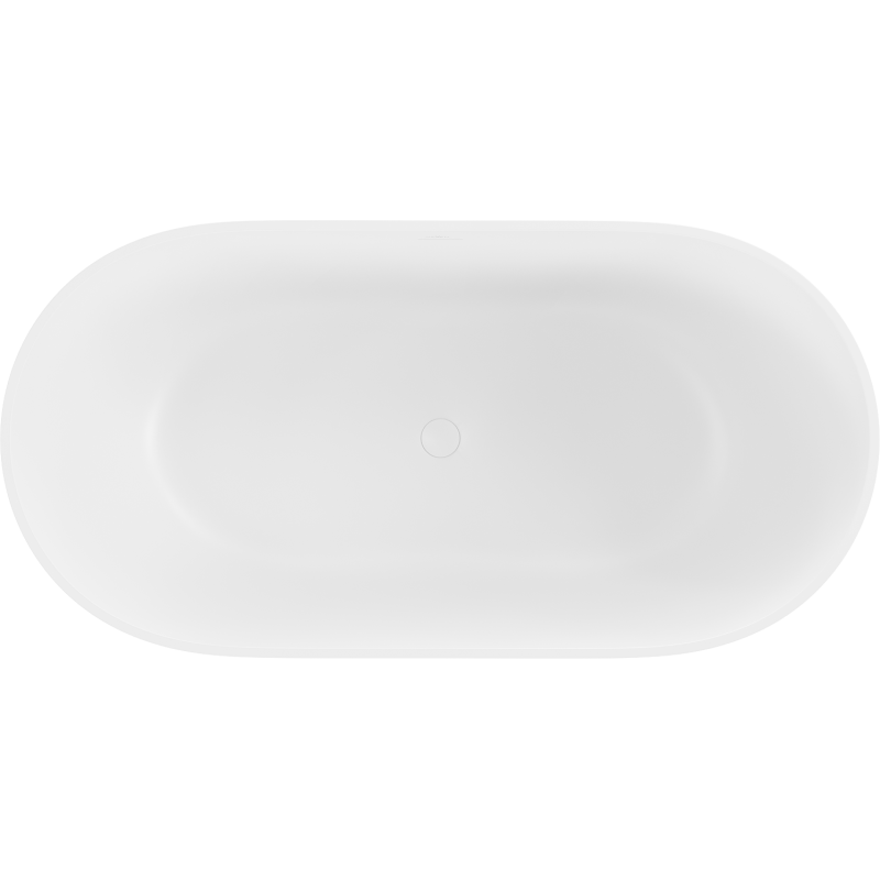 Mexen Rimini volně stojící vana z konglomerátu 150 x 75 cm, bílá mat - 57241507500