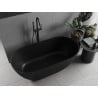 Mexen Rimini volně stojící vana z konglomerátu 150 x 75 cm, černá mat - 57241507570
