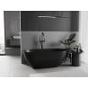 Mexen Rimini volně stojící vana z konglomerátu 150 x 75 cm, černá mat - 57241507570
