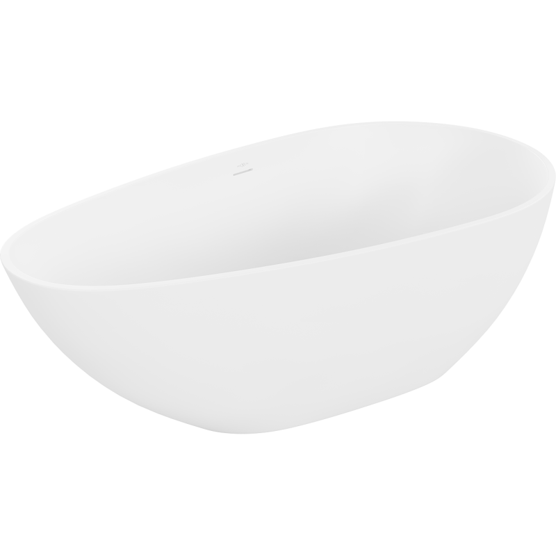 Mexen Palermo volně stojící vana z konglomerátu 150 x 78 cm, bílá mat - 57211507800