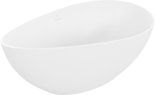 Mexen Parma volně stojící vana z konglomerátu 160 x 95 cm, bílá mat - 57231609500