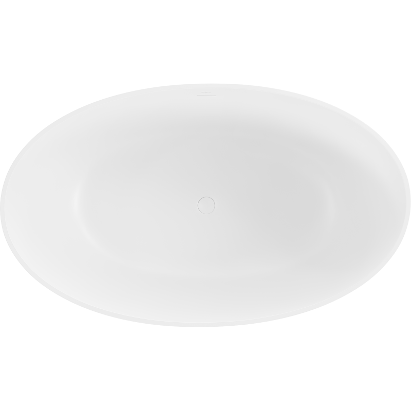 Mexen Parma volně stojící vana z konglomerátu 160 x 95 cm, bílá mat - 57231609500