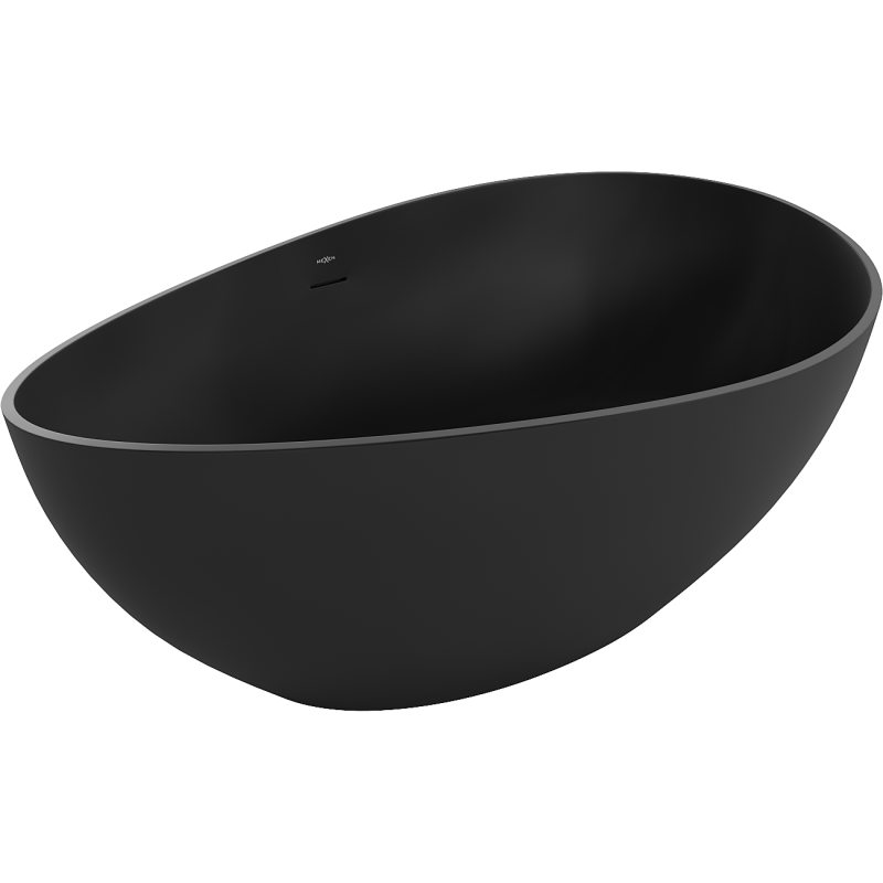 Mexen Parma volně stojící vana z konglomerátu 160 x 95 cm, černá mat - 57231609570
