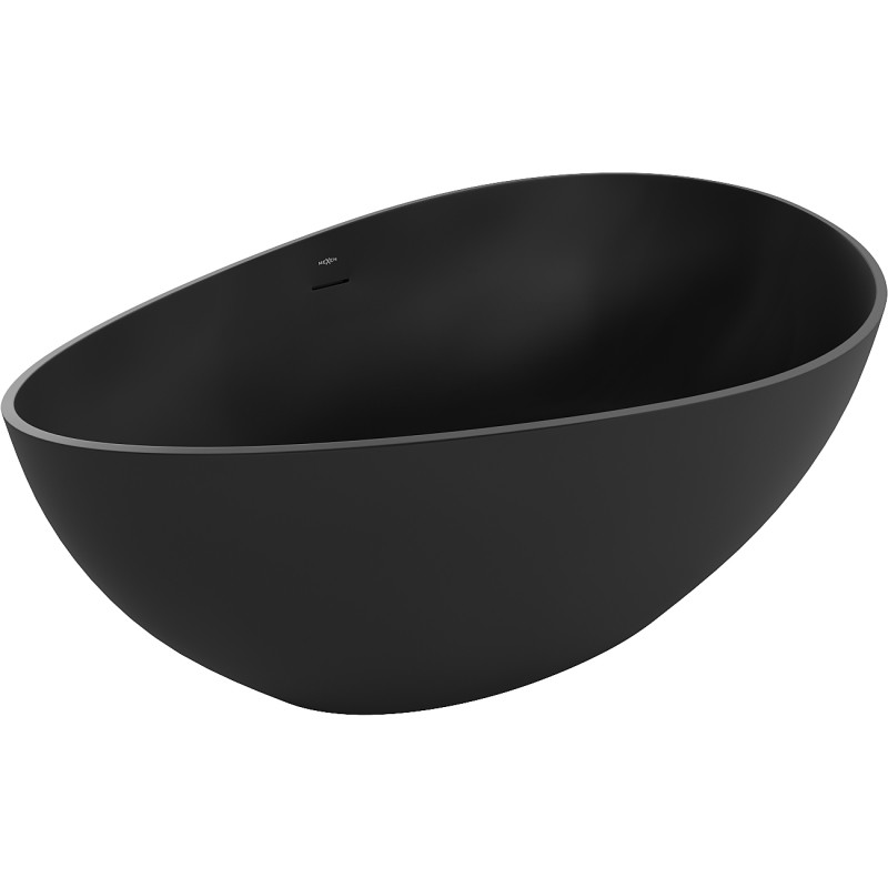Mexen Parma volně stojící vana z konglomerátu 160 x 95 cm, černá matná - 57231609570