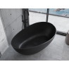 Mexen Parma volně stojící vana z konglomerátu 160 x 95 cm, černá matná - 57231609570