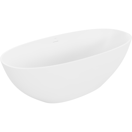 Mexen Bari volně stojící vana z konglomerátu 165 x 75 cm, bílá matná - 57221657500