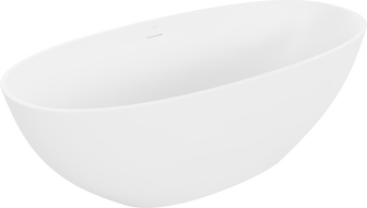 Mexen Bari volně stojící vana z konglomerátu 165 x 75 cm, bílá matná - 57221657500