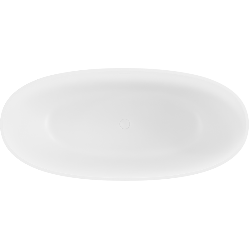 Mexen Bari volně stojící vana z konglomerátu 165 x 75 cm, bílá matná - 57221657500