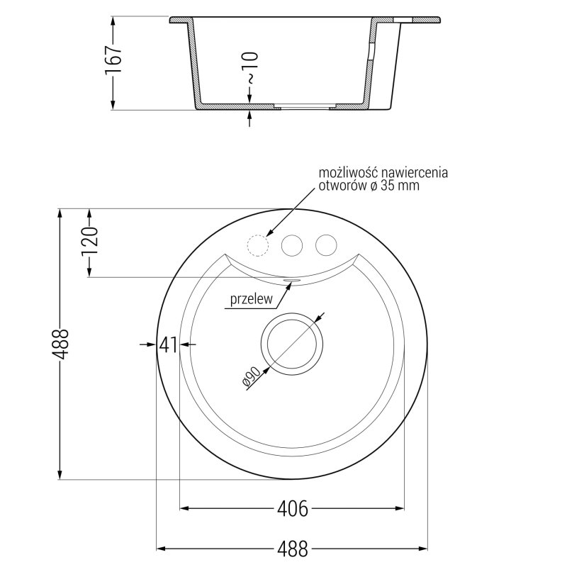 Mexen Diego granitový dřez 1-komorový s kuchyňskou baterií Savita, černý/stříbrný metalík - 6512-73-672601-00
