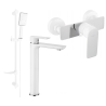 Mexen Alfa DF54 sprchový set, bílý/chrom - 745714DF54-02