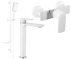 Mexen Alfa DF54 sprchový set, bílý/chrom - 745714DF54-02