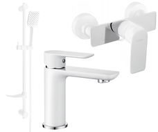 Mexen Alfa DF62 sprchová sada, bílá/chrom - 745704DF62-02