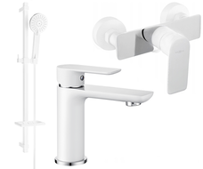 Mexen Alfa DQ40 sprchová sada, bílá/chrom - 745704DQ40-02