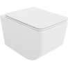 Mexen Vera WC mísa Rimless s pomalu klesající deskou slim, duroplast, bílá - 30164000