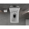 Mexen Vera wc mísa Rimless s pomalu padajícím prkénkem slim, duroplast, bílá - 30164000