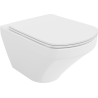 Mexen Vito Rimless WC mísa s pomalu padajícím tenkým sedátkem, duroplast, bílý lesk - 30174000