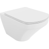 Mexen Vito WC mísa Rimless s pomalu sklopnou deskou slim, duroplast, bílý lesk - 30174000