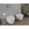Mexen Rico misa wc Rimless s pomalu zavíratelným tenkým sedátkem, duroplast, bílá mat - 30724001