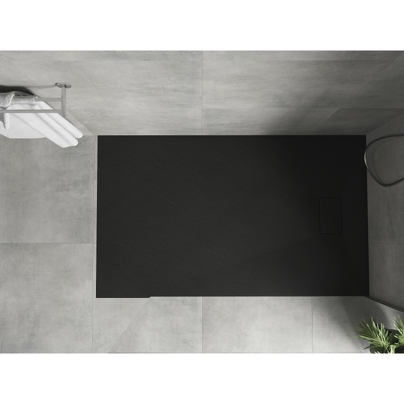 Mexen Hugo obdélníková sprchová vanička SMC 140 x 90 cm, černá - 42709014
