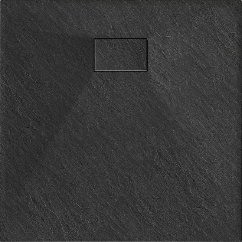 Mexen Hugo čtvercová vanička SMC 90 x 90 cm, černá - 42709090