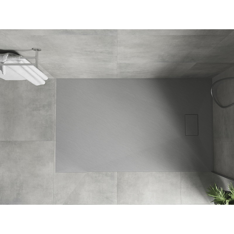 Mexen Hugo obdélníkový sprchový kout SMC 140 x 80 cm, šedý - 42618014