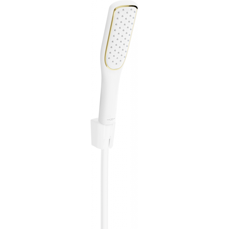 Mexen R-49 bodová sprchová sada, bílá/zlatá - 785495052-25