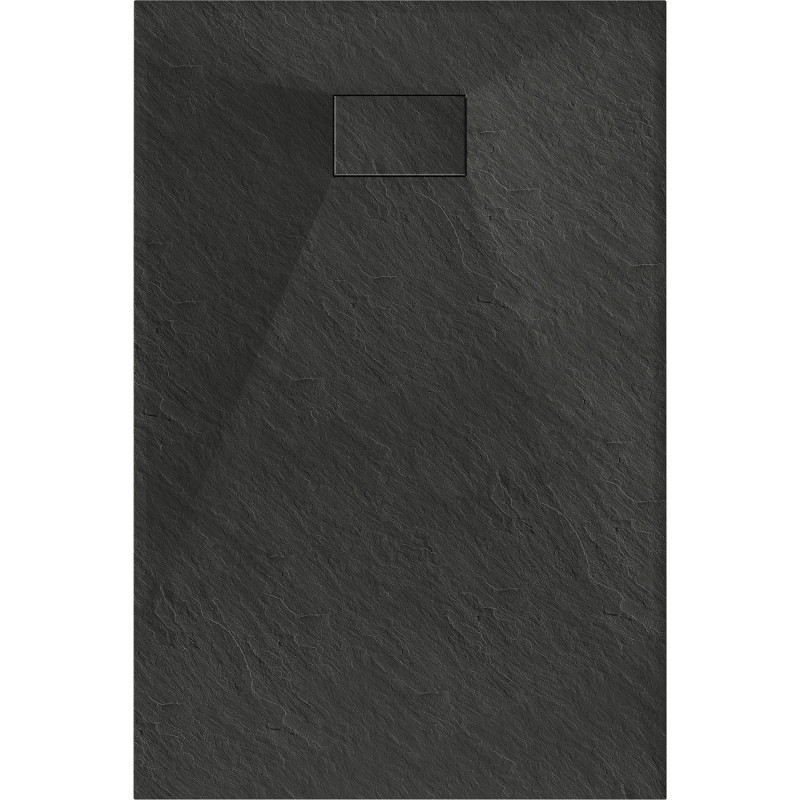 Mexen Hugo obdélníková vanička SMC 100 x 90 cm, černá - 42709010