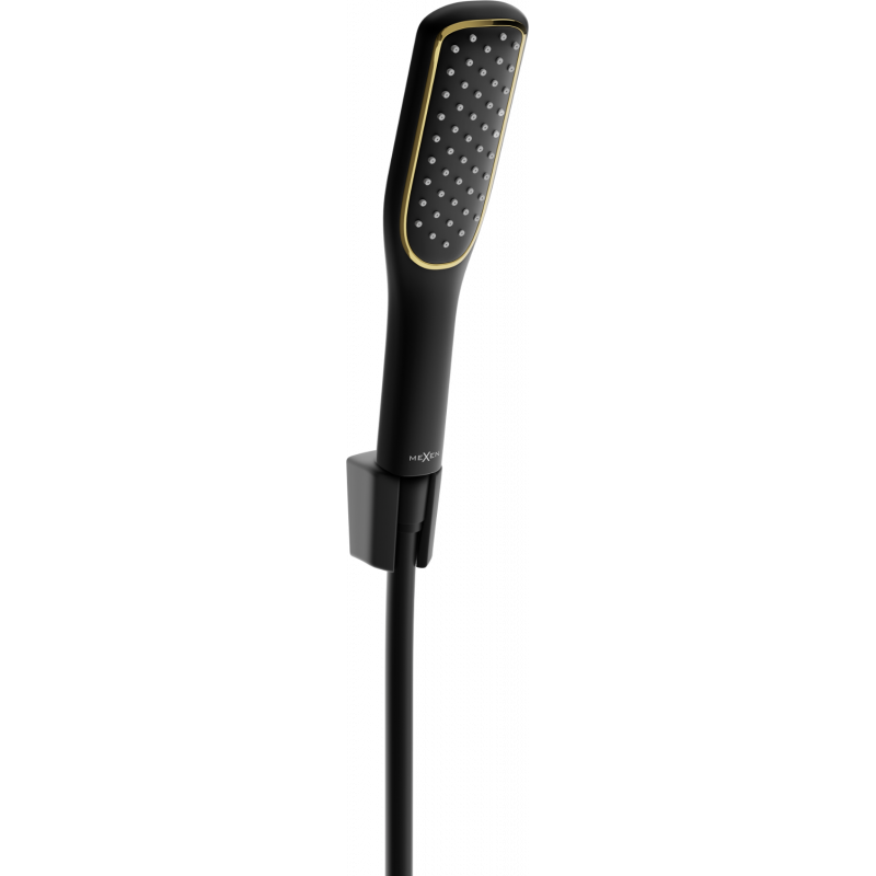 Mexen R-49 bodová sprchová sada, černá/zlatá - 785495052-75