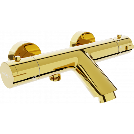 Mexen Kai termostatická baterie vanová, zlatá - 77300-50