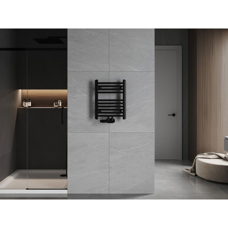 Mexen Ares koupelnový radiátor 500 x 400 mm, 179 W, černý - W102-0500-400-00-70