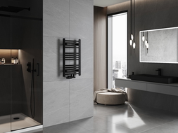 Mexen Ares koupelnový radiátor 700 x 400 mm, 240 W, černý - W102-0700-400-00-70