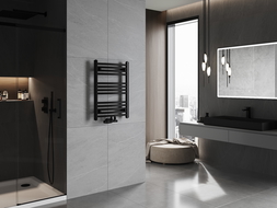 Mexen Ares koupelnový radiátor 700 x 500 mm, 286 W, černý - W102-0700-500-00-70