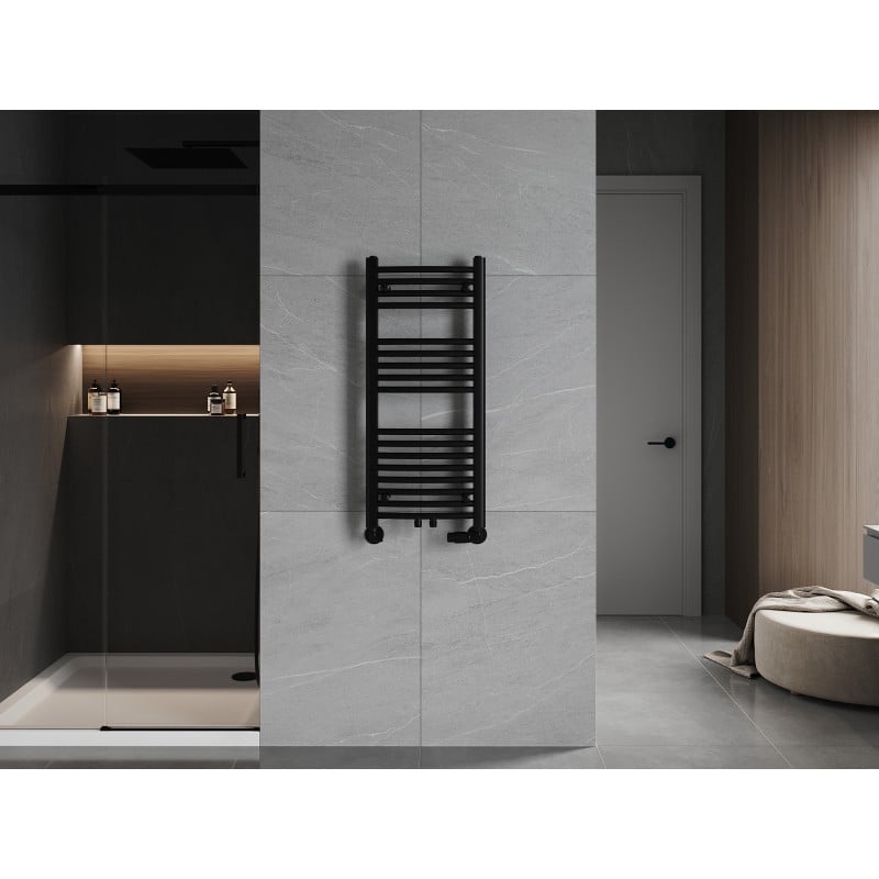 Mexen Ares radiátor koupelnový 900 x 400 mm, 312 W, černý - W102-0900-400-00-70